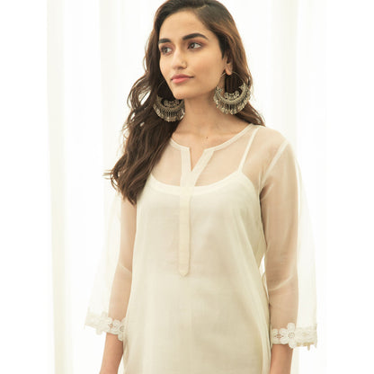 Roze Azal Kurta (Set of 3)
