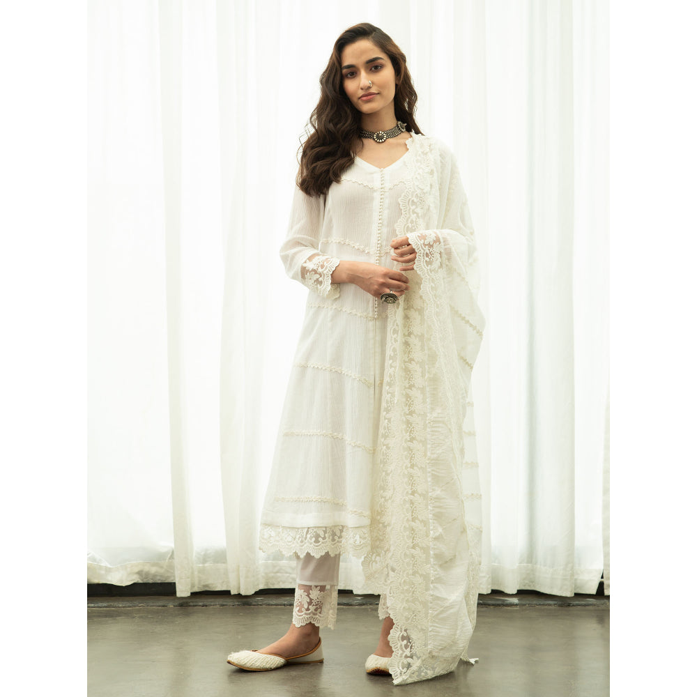 Roze mahjabeen Kurta (Set of 3)