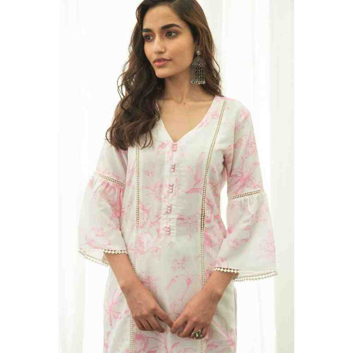 Roze Alia Kurta (Set of 2)