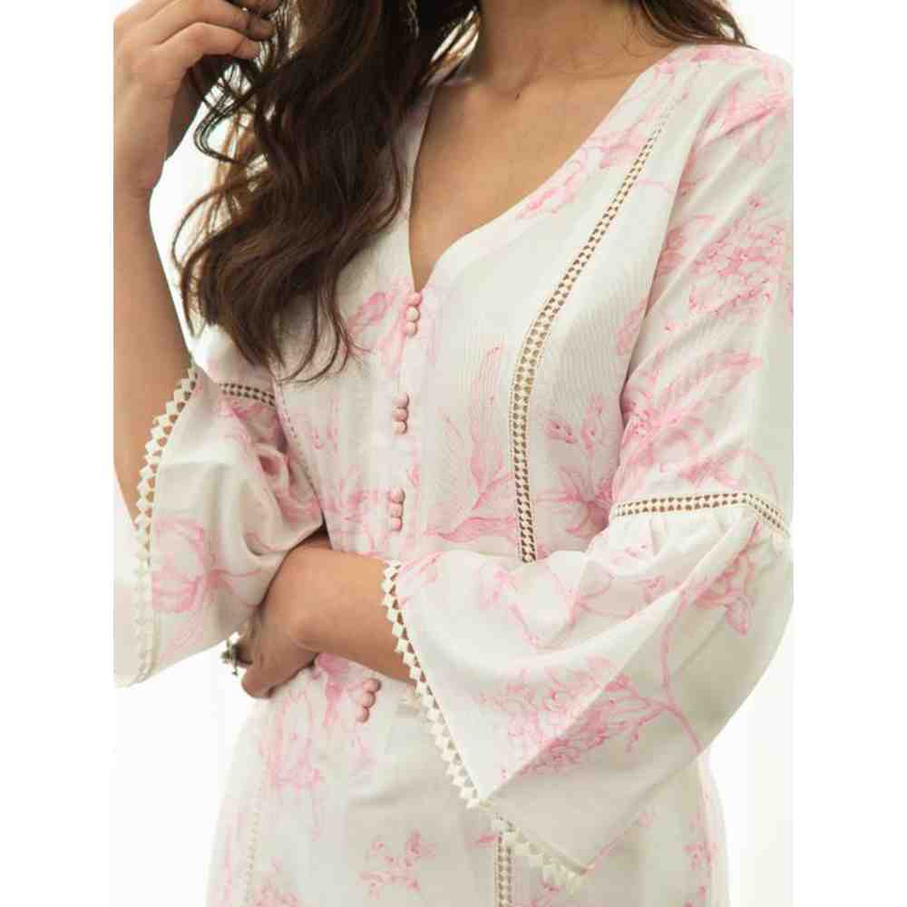 Roze Alia Kurta (Set of 2)