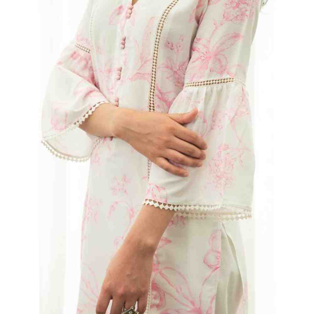 Roze Alia Kurta (Set of 2)