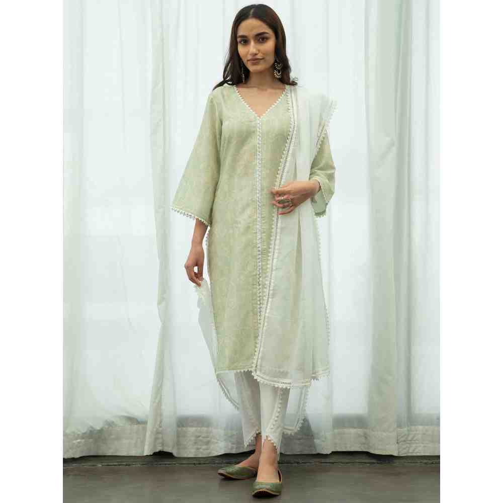 Roze Heena Kurta (Set of 3)