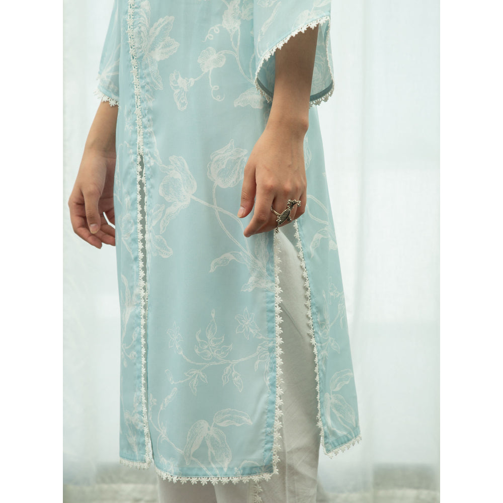 Roze Nazneen Kurta (Set of 3)