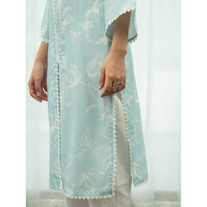 Roze Nazneen Kurta (Set of 3)