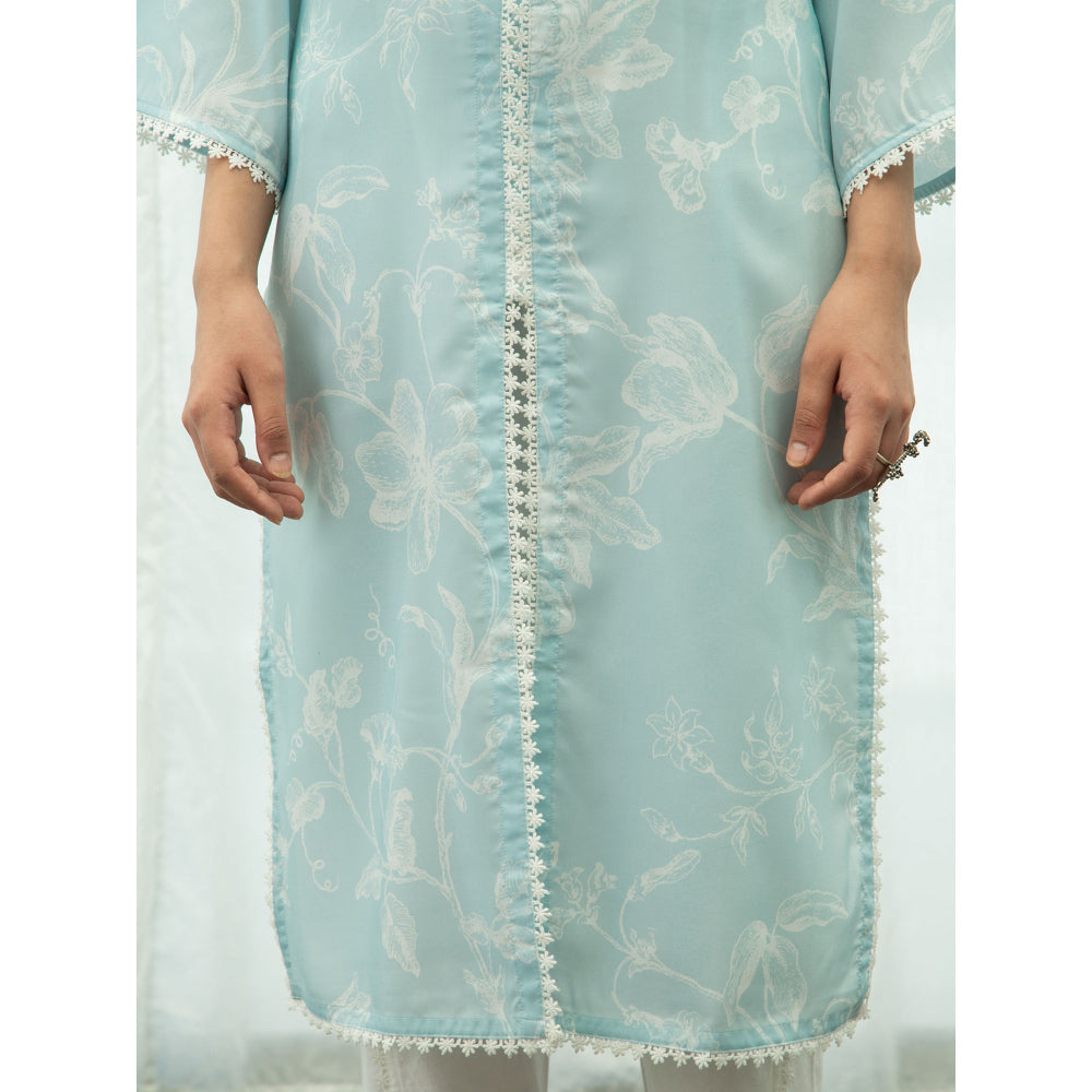 Roze Nazneen Kurta (Set of 3)