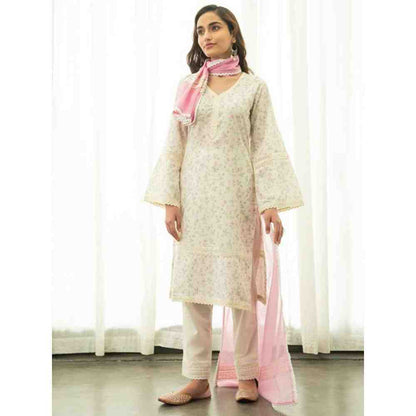 Roze Saira Kurta (Set of 3)