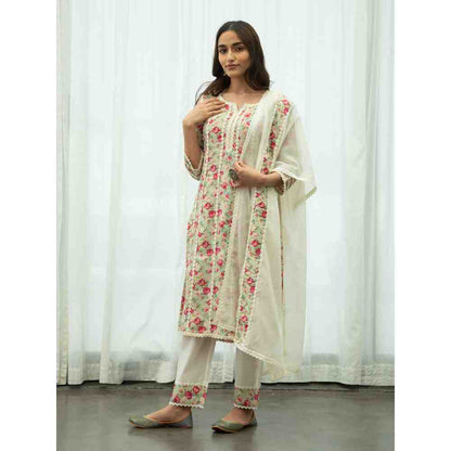 Roze Shahnoor Kurta (Set of 3)