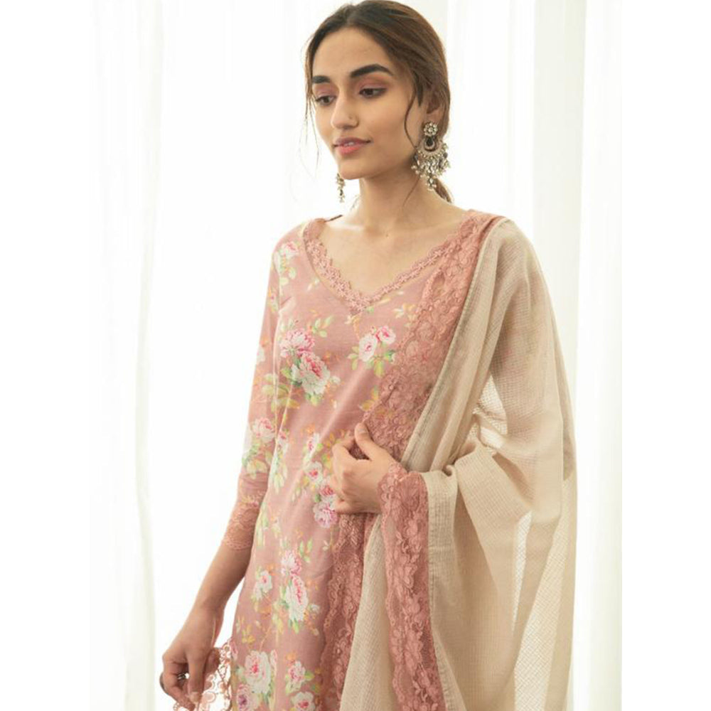 Roze Suraiya Kurta (Set of 3)