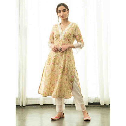 Roze Zanab Kurta