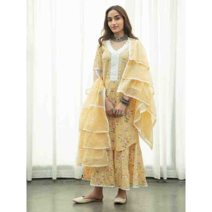 Roze Zoya Kurta (Set of 3)