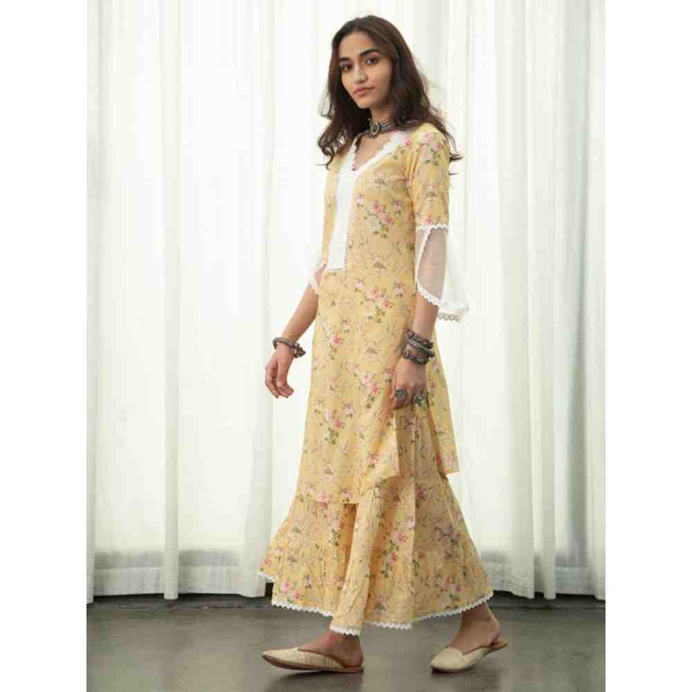 Roze Zoya Kurta (Set of 3)