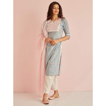 Roze Mahira Kurta (Set of 3)