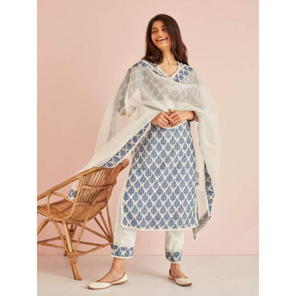 Roze Seher Kurta (Set of 3)