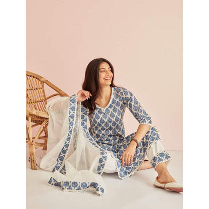 Roze Seher Kurta (Set of 3)
