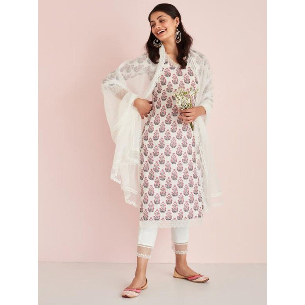 Roze Inaayat Kurti (Set of 3)