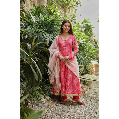 Roze Ahana Anarkali (Set of 3)