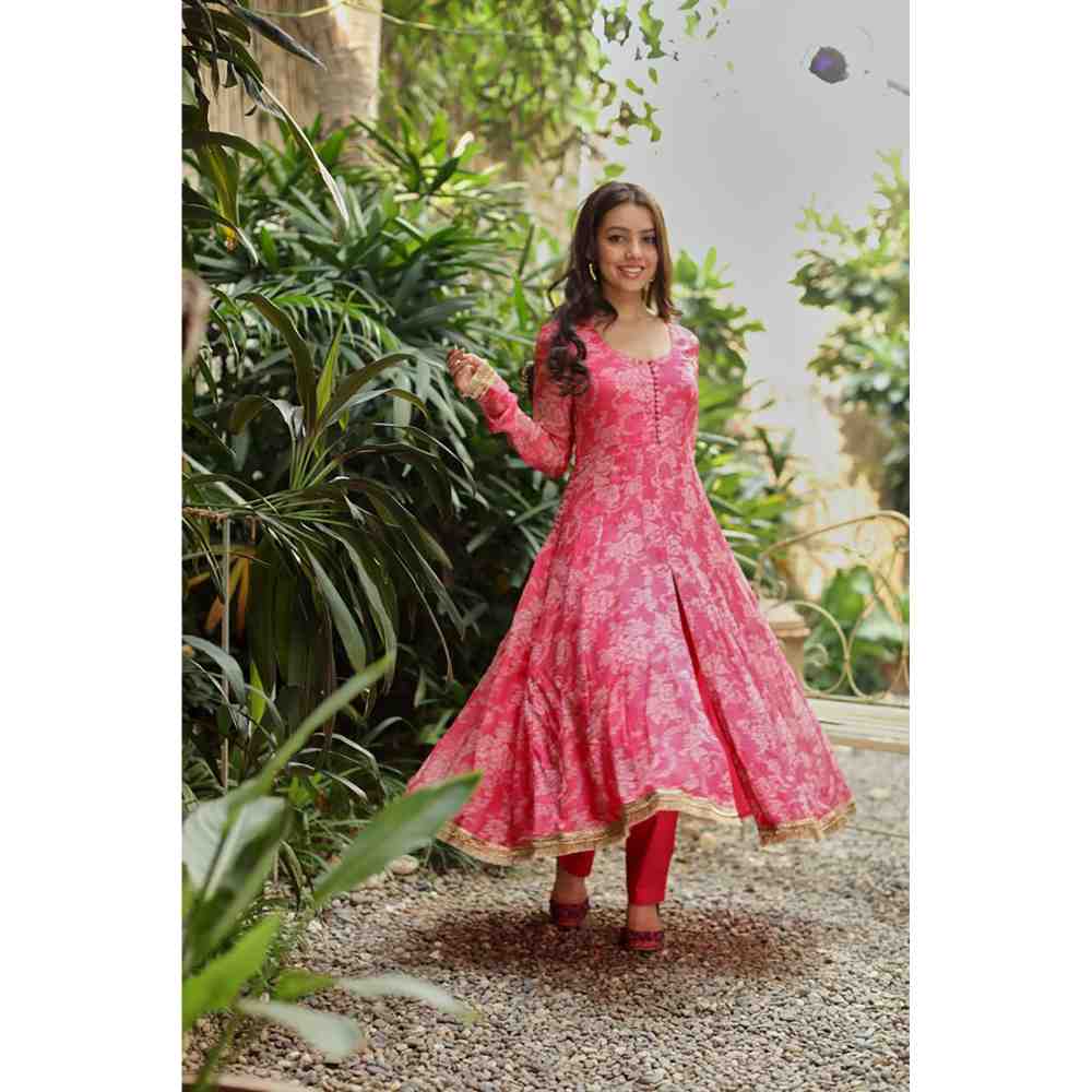Roze Ahana Anarkali (Set of 3)