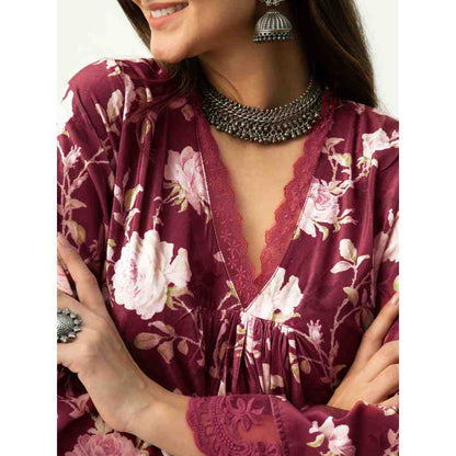 Roze Faria Velvet (Set Of 2)