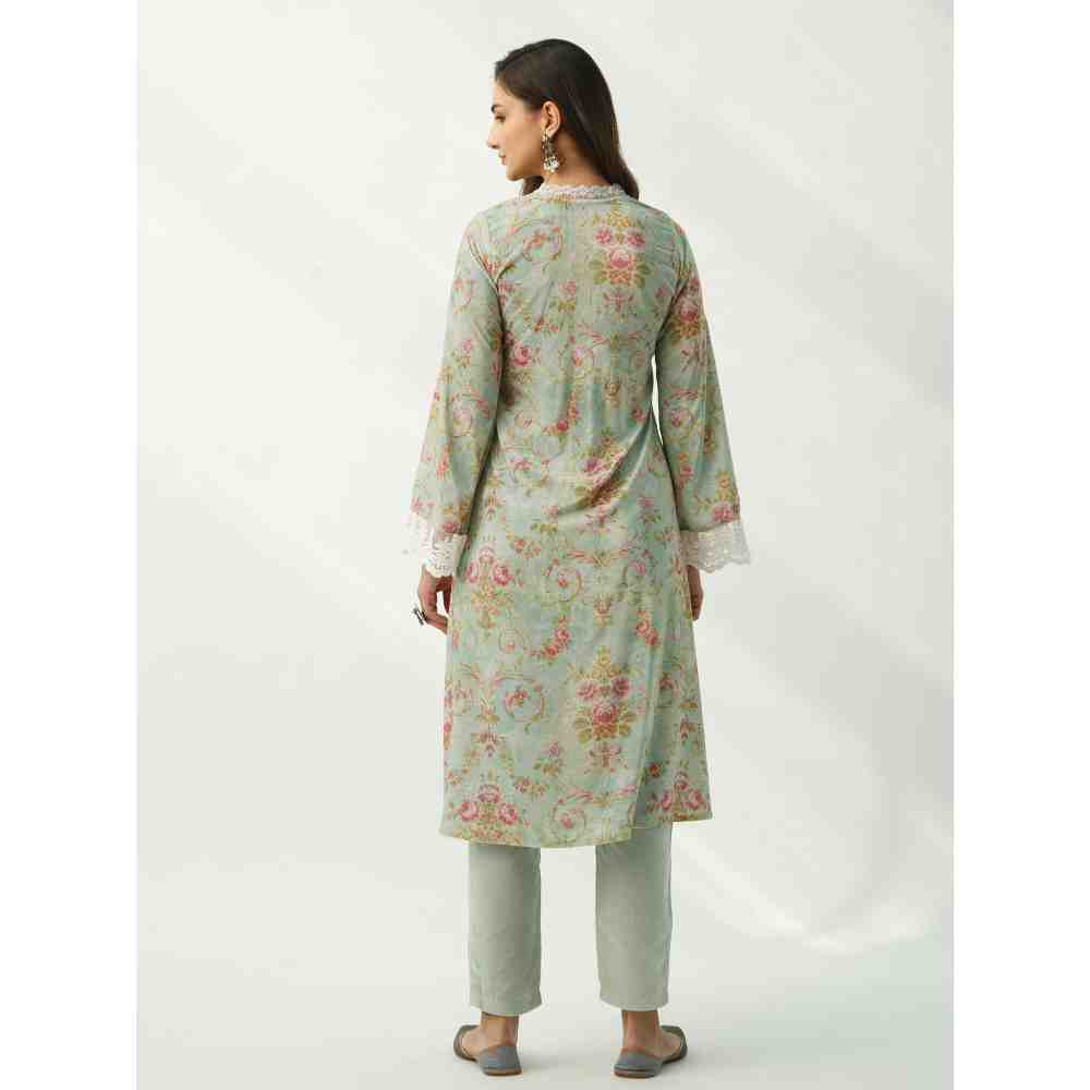 Roze Fiza Velvet Kurta