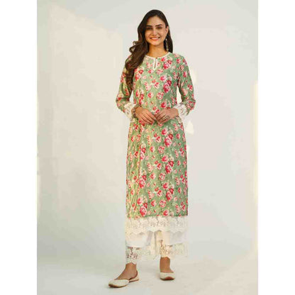 Roze Hayat Velvet Kurta