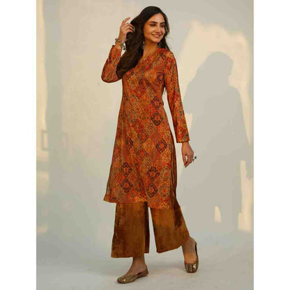 Roze Shiza Velvet Kurta
