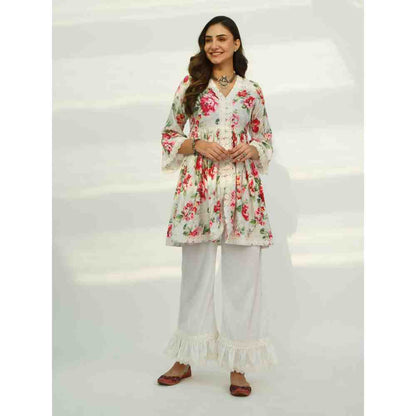 Roze Leah Velvet Kurta