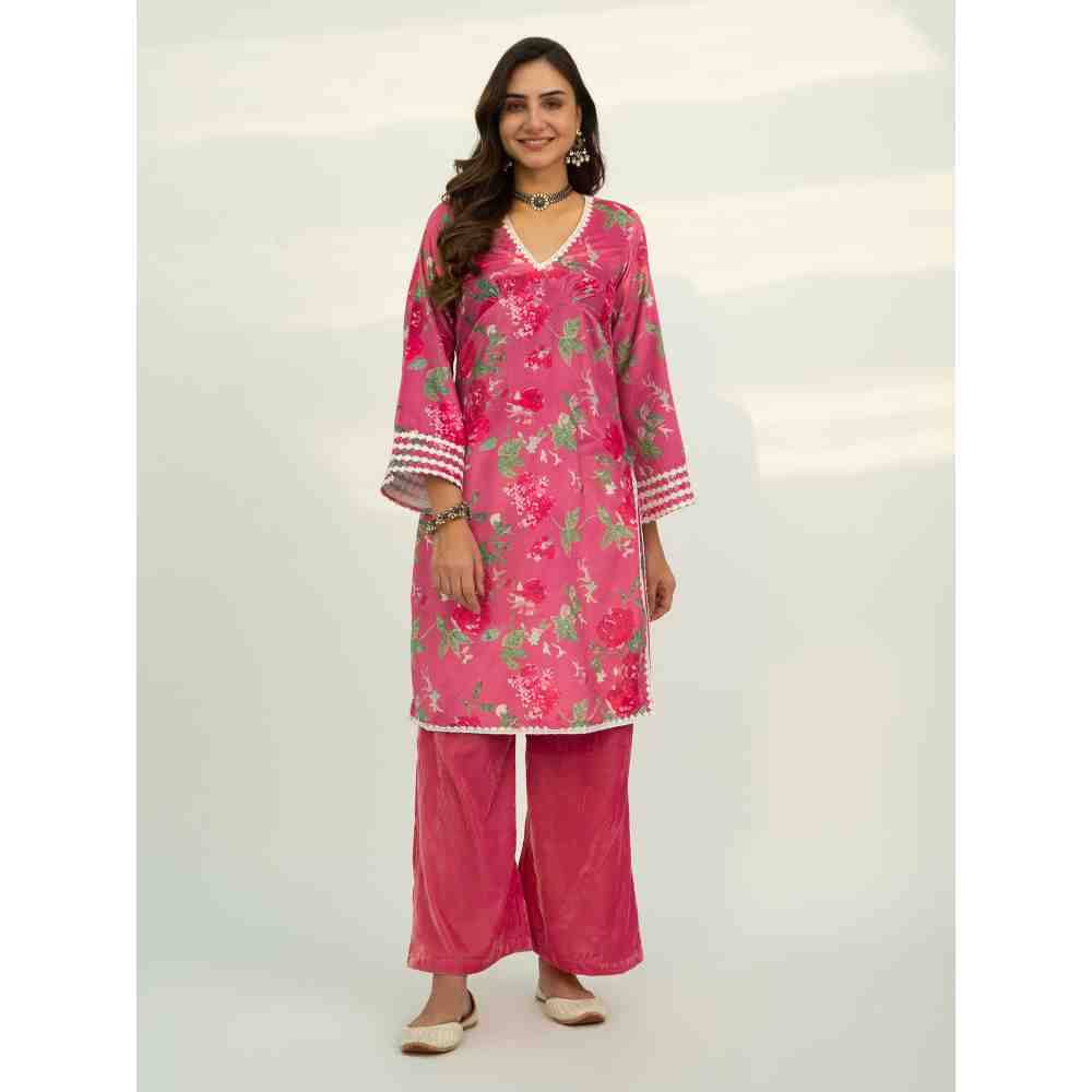 Roze Dania Velvet Pants
