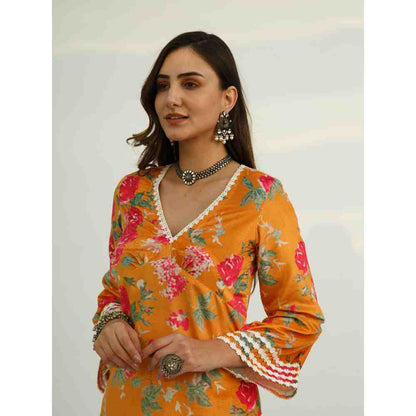 Roze Fareeha Velvet Kurta