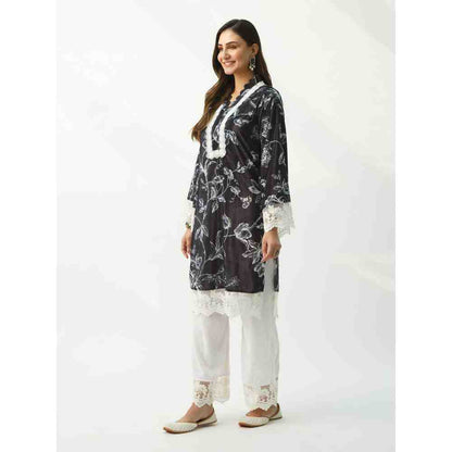 Roze Parsia Black Velvet (Set Of 2)