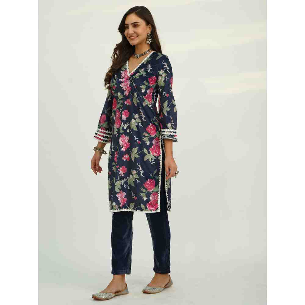 Roze Adya Velvet (Set Of 2)