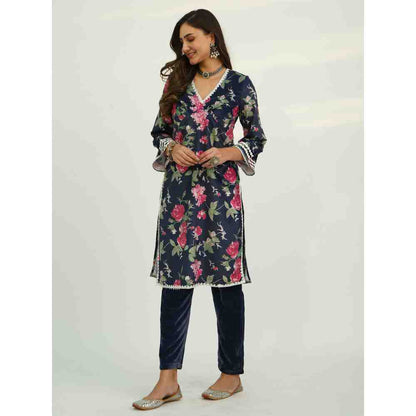 Roze Adya Velvet (Set Of 2)