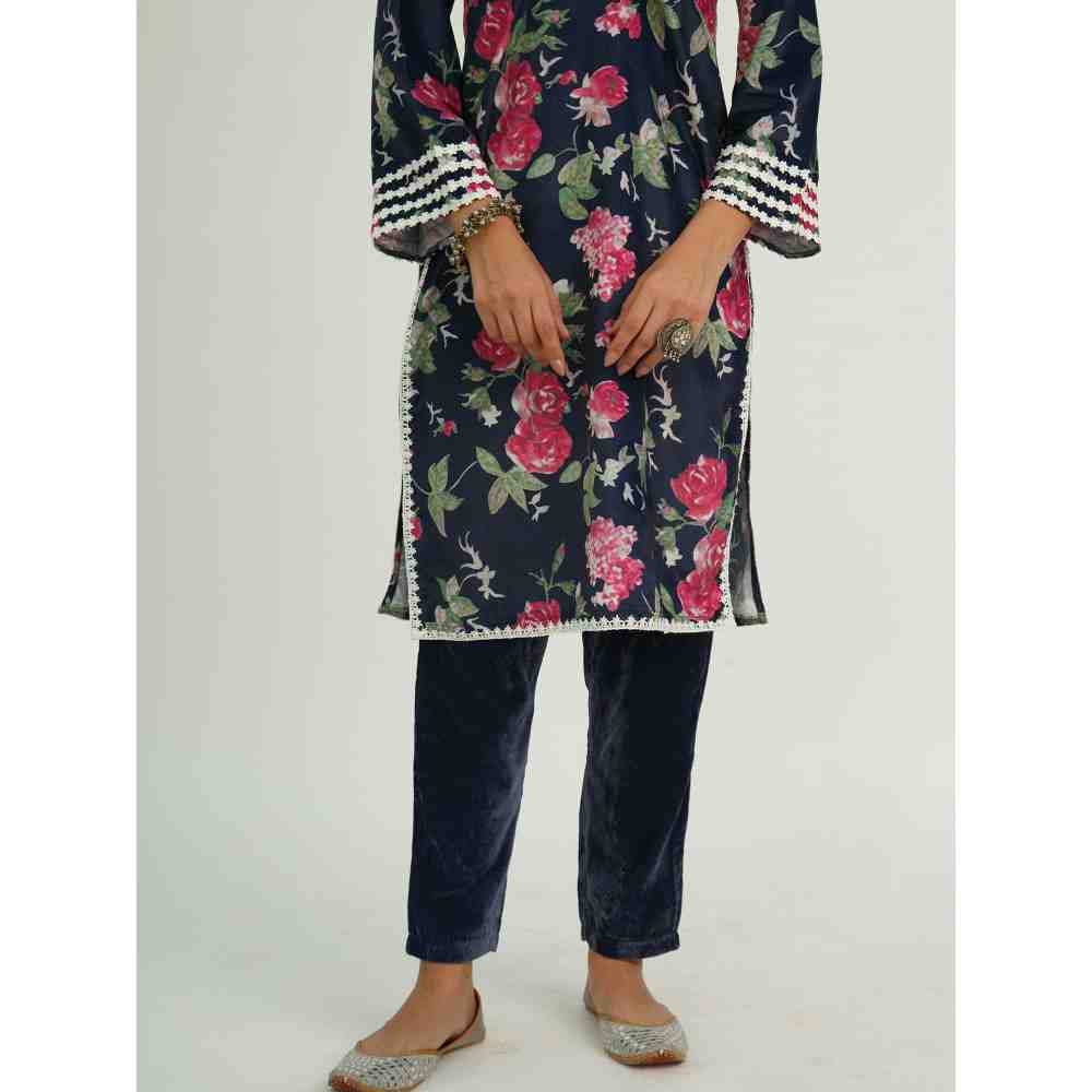 Roze Adya Velvet (Set Of 2)
