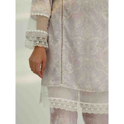 Roze Ismat Velvet (Set Of 2)