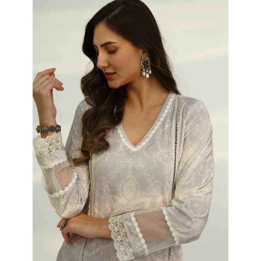 Roze Ismat Velvet Kurta