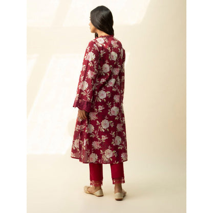 Roze Faria Kurta (Set of 3)