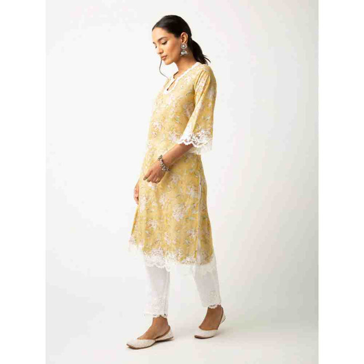 Roze Luna Kurta (Set of 3)