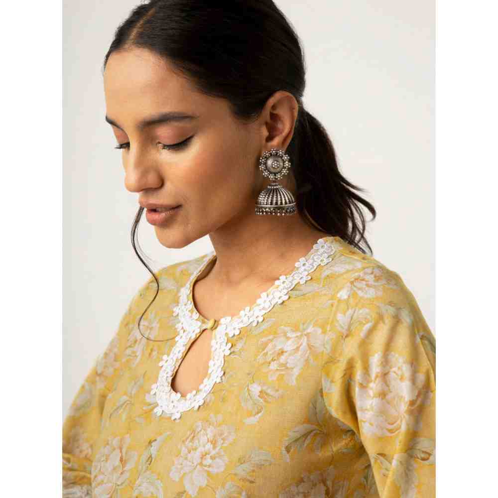 Roze Luna Kurta (Set of 3)
