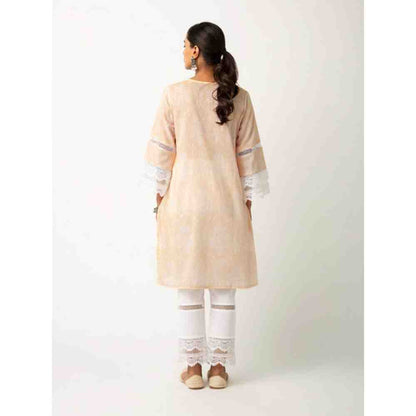 Roze Azhra Yellow Kurta (Set of 3)