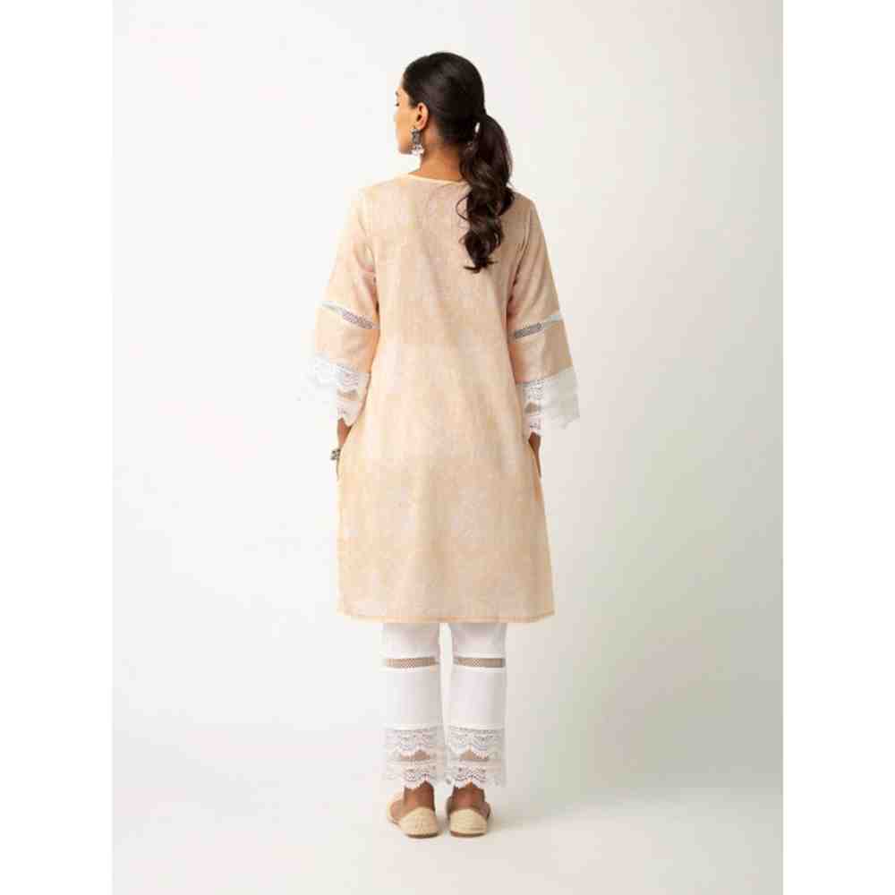 Roze Azhra Yellow Kurta