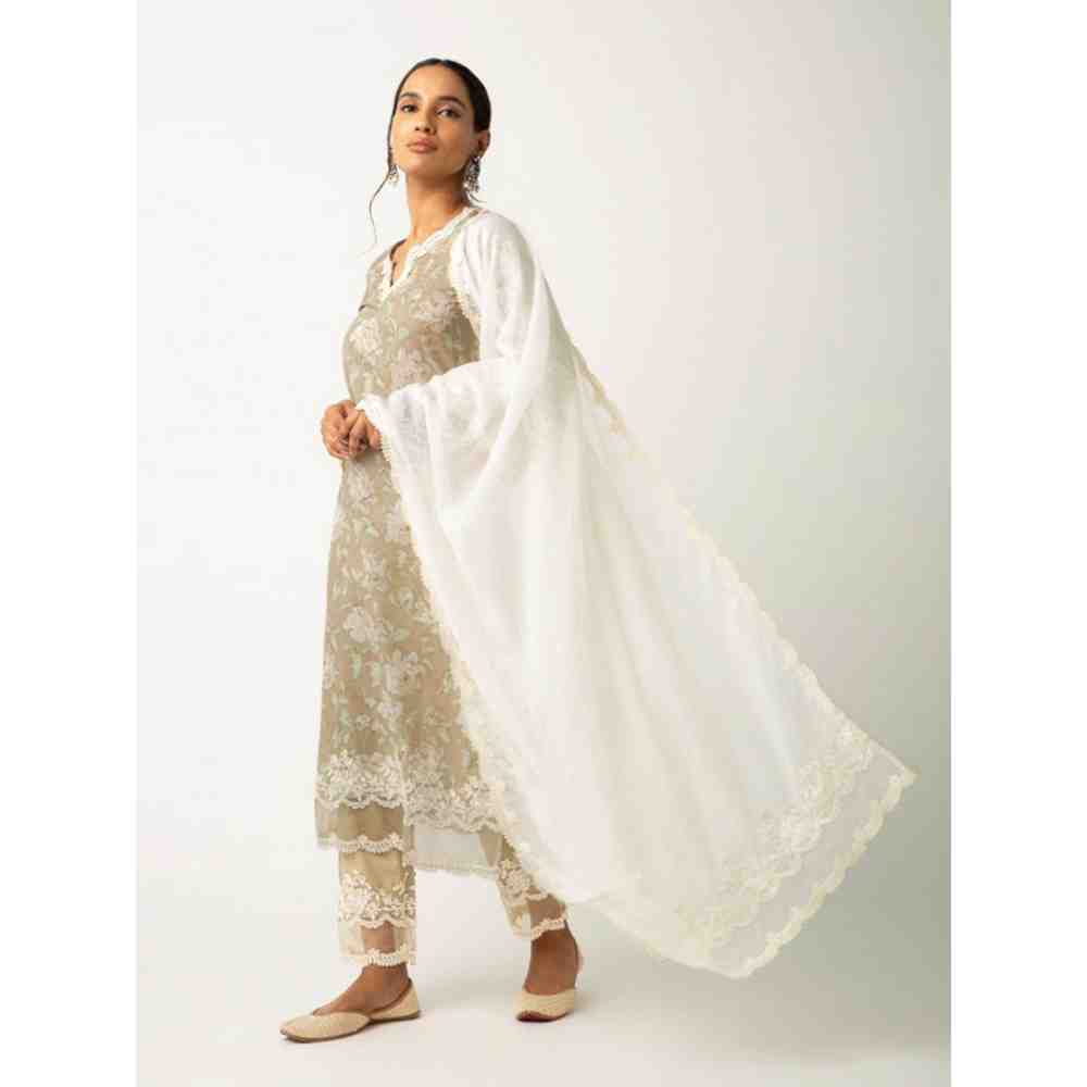 Roze Emaya Kurta (Set of 3)