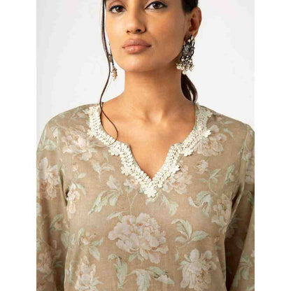 Roze Emaya Kurta (Set of 3)