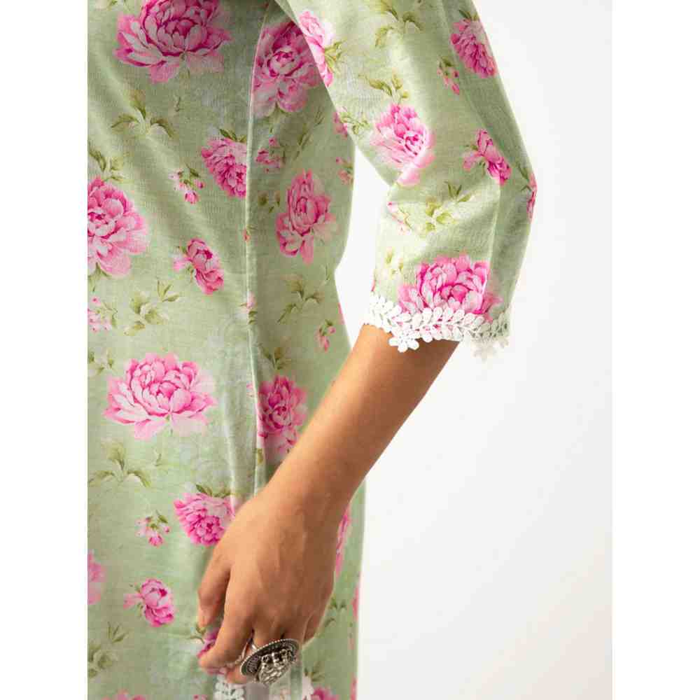 Roze Hazreen Kurta (Set of 3)