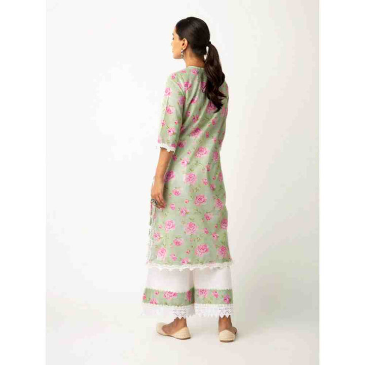 Roze Hazreen Kurta (Set of 3)