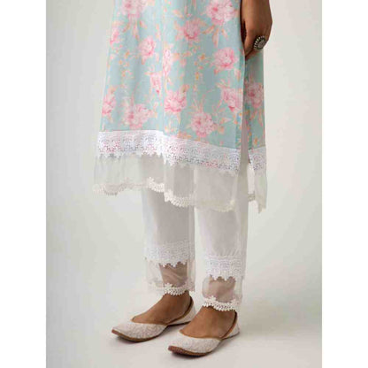 Roze Keya Blue Kurta