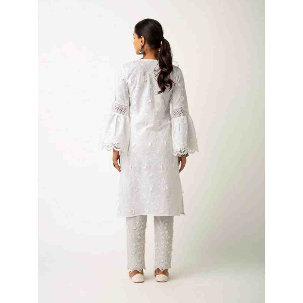 Roze Firosa Kurta (Set of 3)