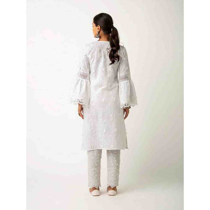 Roze Firosa Kurta (Set of 3)