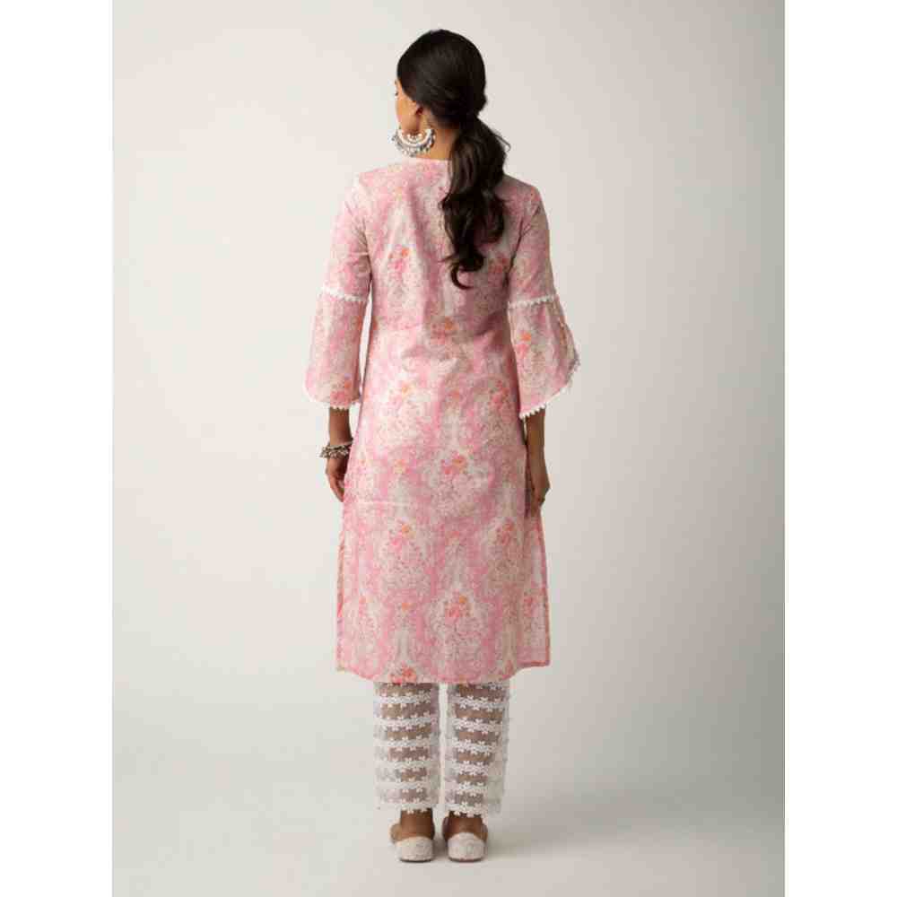 Roze Eishal Pink Kurta