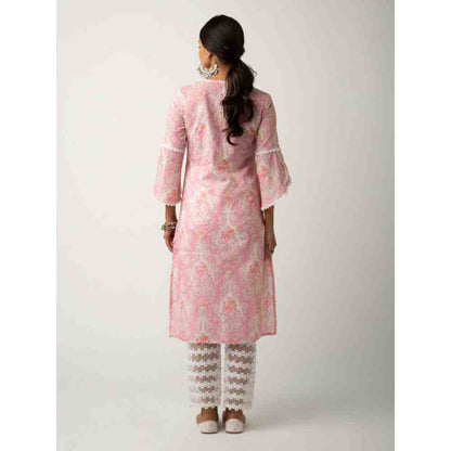 Roze Eishal Pink Kurta