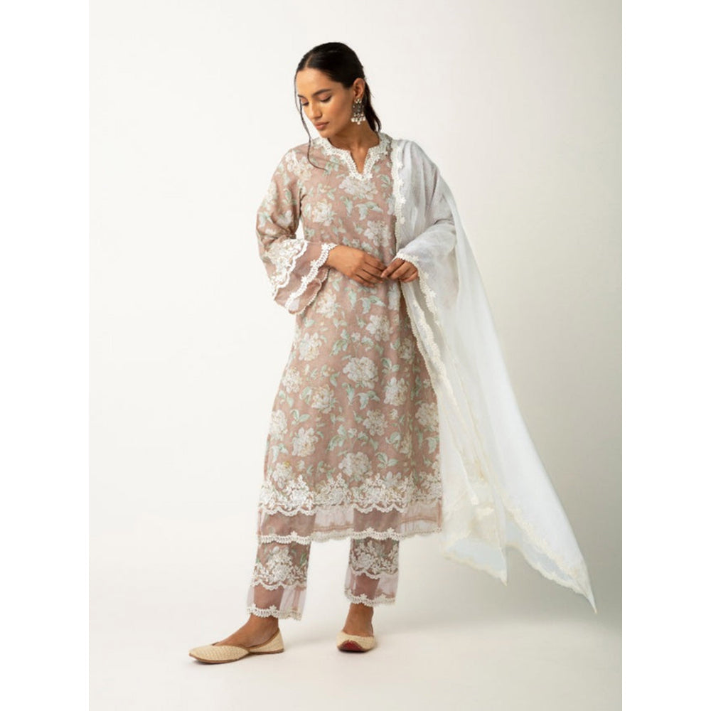 Roze Orin Kurta (Set of 3)