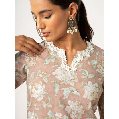 Roze Orin Kurta (Set of 3)